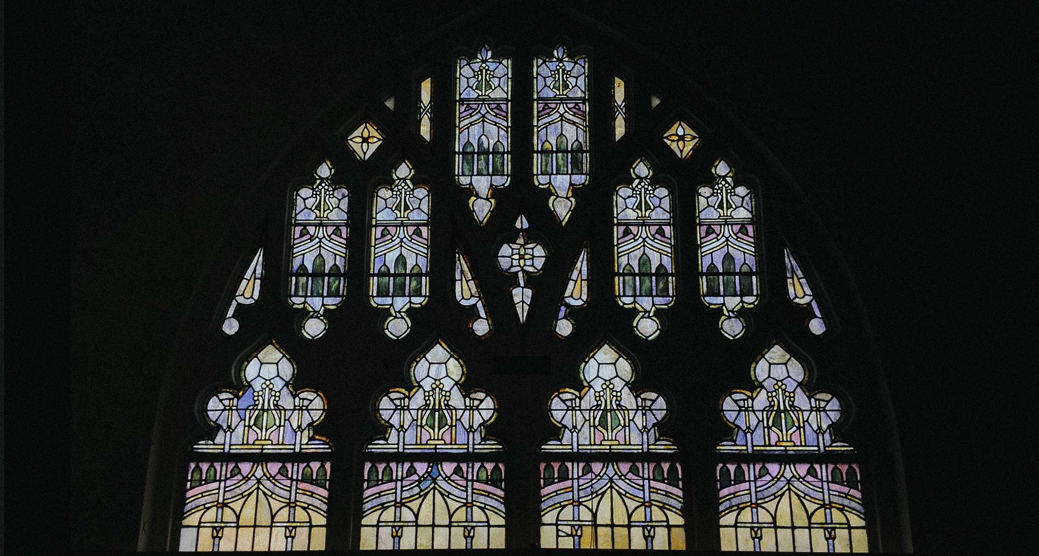 Stained glass at Grace Church